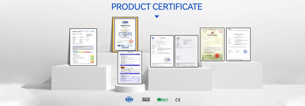 Perfume manufacturer certifications