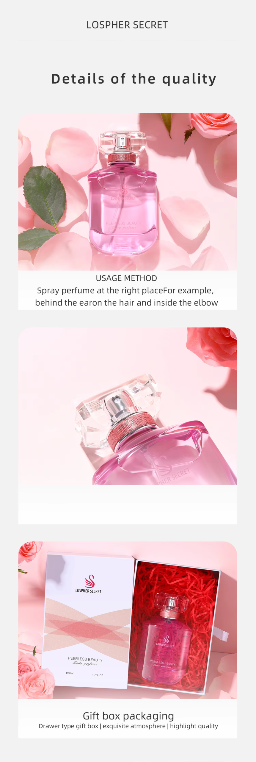 rose women’s perfume – private label oem fragrance manufacturer