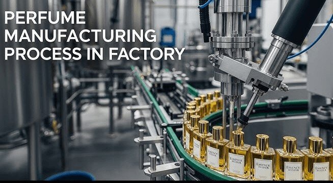 Perfume manufacturing production line