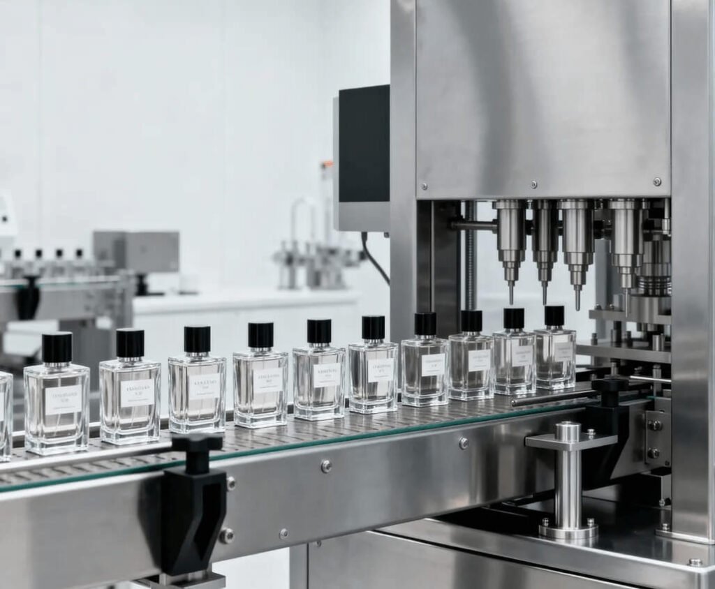 vacuum filling machine perfume production line OEM factory
